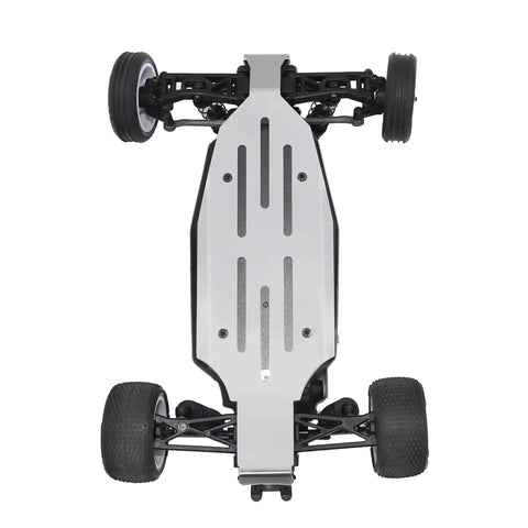 Losi Micro B 1/24 2WD RC Car Chassis Frame Upgrade Kit Stainless Steel Guard Plate underside view
