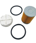 Cool Filter And Disc Filter O-Rings Set For Mercury Mercruiser Alpha Bravo Series Engines 35-8M0204703 35-8M0093688 showing three rubber O-rings and filter.