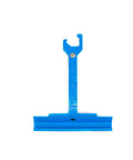Magnetic PPC And PPF Clip Cleat Tool For Auto Body, 6 Inch Duct Tool With 16 Gauge Jaw, Easy Snap In Clips in blue, pack of 6