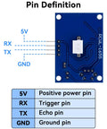 Three Pack JSN SR04T Waterproof Ultrasonic Distance Sensor Module With 20 To 500 Cm Range High Precision Transducer pin definition chart