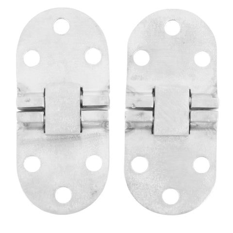 Tough As Nails Heavy Duty Door Hinges Crafted From Premium 316 Stainless Steel Boasting Mirror Polish Shine And Marine Grade Saltwater Shielding. Pack of 2, 66x30mm.
