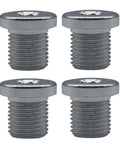 Four Aluminum Alloy M10 Bike Rear Derailleur Hanger Bolts Tail Hook Screws For Reliable Installation And Easy DIY Maintenance