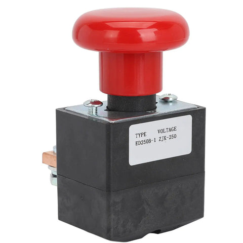 Must Have Emergency Push Button Switch For Electric Stackers And Forklift Pallets With Fast Power Cutoff Latching Design