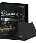 Black Fabric Dye Sheets 10 Pack That Restores Faded Clothes To Rich Black In Every Wash, packaging and sheets visible