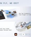 Infinity 8K 360 Drone Bundle With 3 High Capacity Batteries For Immersive Flight Dope 360 Capture editing features displayed