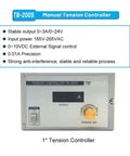Micro Magnetic Powder Brake Tension Controller Kit with Powder Clutch and Particle Brake for Textile Bag Machines