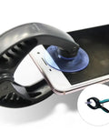 Pro Screen Separator Tool With 4cm Suction Cups for Smartphone Tablet and Laptop Screens, in use on a smartphone display