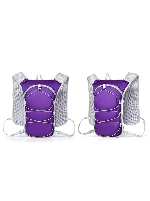 Ultra Lightweight Hydration Vest For Men With Built In Water Bladder Backpack For Running Hiking And MTB Cycling, front view