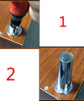 Adjustable Metal Furniture Legs In Zinc Alloy Replacement Feet For Sofa Cabinet And Coffee Table - White 120mm Height installed