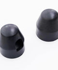 Black rubber caps from Ebike Hub Motor Lock Nuts And Washer Set For 14mm Shaft 750W To 1500W Motors Wheel Axle Bolts