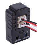 2 Axis RC Gyro Stabilizer For Drift Racing, Vibration Sensor Included, Durable ABS Construction, Precise Gyroscope Module For RC Cars And Boats, Easy Install, Smooth Drifts And Safe Acceleration. Black ABS RC gyro with wiring, NOR/REV and limit gain controls