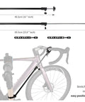 Two Leg Bike Repair Stand For Home Mechanics, Easy Setup Bicycle Maintenance Rack with adjustable stretchable rod shown