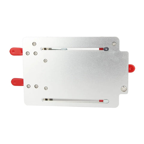 Top view of Coping Sled For Router Table And Carpentry Aluminum Alloy Build With Quick Install And Pro Grade High Security Clamp