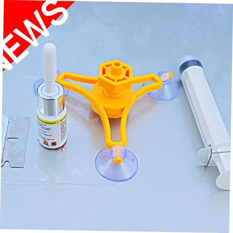 Windshield Crack Repair Kit For Cars Quick Fix DIY Auto Glass Tool With Imported Repair Fluid Easy To Use Windshield Repair Set