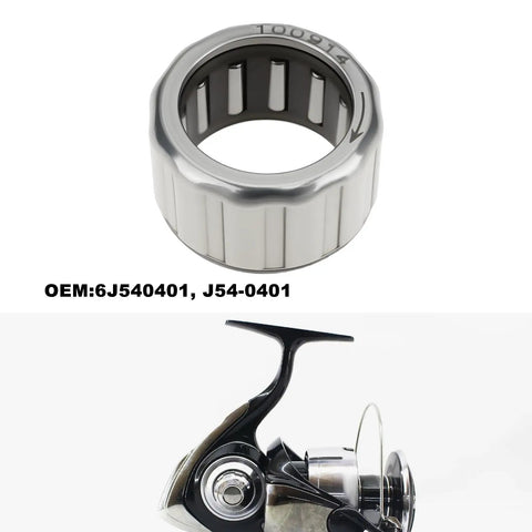 Drop In One Way Roller Clutch Bearing Replacement 6J540401 J54 0401 for Daiwa fishing reels, close-up view of part