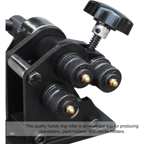 Beast Mode Manual Roll Bending Machine Tool Featuring Adjustable Gap Ring Roller Setup For No Sweat Pipe Shaping And Rock Solid Metal Bar Working Precision