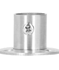 Heavy Duty Flanged Holder Base For Closet Rods And Wardrobe Shelving, Stainless Steel Tube Bracket With Screws, 19mm Diameter