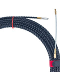 Polyester 3 Core Braid Fish Tape With Changeable Leader Tip No Rust 6mm Diameter Cable Puller 50ft coiled view