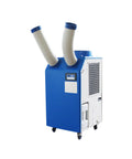 Heavy Duty Portable Air Conditioner 18700 BTU Rock Solid Spot Cooler with adjustable air vents for tailored zone cooling.