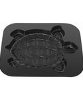 Black turtle shaped paving mold for DIY stepping stones and garden pathways concrete cement mould reusable stamp