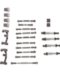 Aluminum Alloy RC Car Pull Rod Kit With Beefed Up Shocks Absorber For C24 C14 C14K C24K RC Cars Easy Install Durable Alloy Upgrade Parts