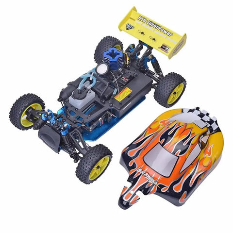 Beast One Tenth Scale Nitro RC Buggy With 4WD Off Road Power Gas Powered Two Speed Auto Transmission Ready To Run RC Car