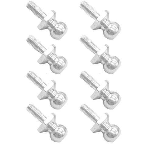 8 Pack M3 Ball Head Screws Stainless Steel 15mm Long 6mm Ball Head 8mm Hex For Himoto Redcat 1 By 10 RC Car Buggy Truck 94103 Replacement