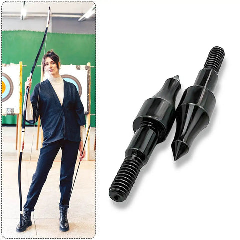 100 Grain Archery Field Points Screw In For Five Sixteenth Inch Arrows Fit Recurve Bow Compound Bow And Crossbow High Precision