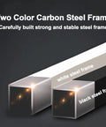 Bulletproof Industrial Table Legs White Cast Iron Base Heavy Duty Metal Desk Support Built Tough Strong 600 Lb Capacity For Diy Coffee Dining Tables Clean Slick Lines showing white and black carbon steel frames.