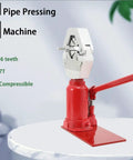 7 Ton Benchtop Portable Hydraulic Hose Crimper With 4 Dies Manual High Pressure Hose Crimp Tool on a table