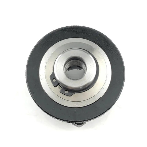 Kick ass mini wood lathe chuck, 3 Jaw Self-Centering K01-63 63mm Model With M14 Thread top view showing precision grip design.