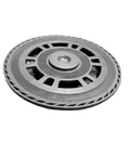 Metal Mop Tray Mount With Snap On Holder for Vacuum Floor Brush Quick Install Mopping Accessory Detachable Bracket detailed view