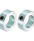 Set Screw Shaft Collars 1-1/16 Inch Bore, 1-3/4 Inch Outside Diameter, 5/8 Inch Width, Zinc Plated Carbon Steel Locking Clamp for Linear Rod Guides, Heavy-Duty Rock-Solid Positioning Spacers That Lock Down, set screw collars