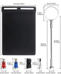 Dimensions of Magnetic Helping Hands Soldering Station with 4 Magnetic PCB Clamps, 3X Magnifying Glasses, and Flexible Arm Tools