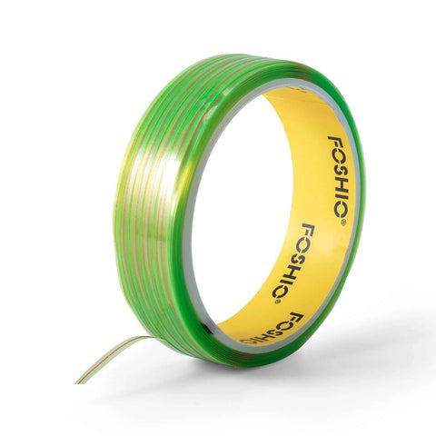 FOSHIO green vinyl wrap tape roll, 50 m length for automotive decals