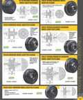 Catalog page showing various grinding wheel adapters, including F450 Grinding Wheel Adapter For US Standard Cylindrical Grinders.
