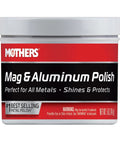 Mag And Aluminum Metal Polish That Restores Dull Surfaces To A Showroom Shine Easy Buff Perfect For Aluminum Stainless Steel Brass Chrome And More 5 Oz Jar label