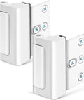 Heavy Duty Door Reinforcement Lock For Home Security 3 Inch Stop Metal Latch With Eight Screws Kick Proof Front Door Lock