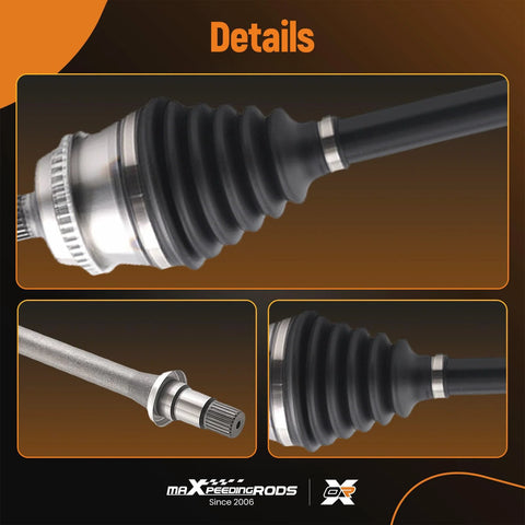 Front CV Axle Shaft Assembly Pair For Lexus ES300 ES330 RX330 RX350 And Toyota Camry Highlander Solara Left And Right Sides