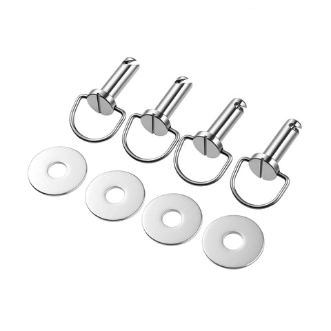 Saddlebag Mounting Pin Bolts For Harley Davidson Touring Hard Saddlebags Quarter Turn Fasteners Beefy Stainless Steel 304 Hardware For Road King Street Glide Electra Glide Softail All Year Use