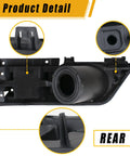 Ford Transit Fuel Filler Door Assembly With White Cover For 2015 To 2023 Transit 150 250 350 350HD rear view details.