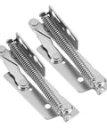Rotating Concealed Hinges For Cabinets And Wardrobes, Heavy Duty Steel Spring Lift Hinge Set, 2 Piece, Easy Install, Side View