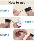 How to use the 30 Piece Watch Band Pins Replacement Kit With Heavy Duty Stainless Steel Double Ended Pin Springs For Bracelet Repair Diameter 1.5-1.8mm Ideal For At Home Strap Adjustments And Quick Pin Removals DIY Ready with step-by-step instructions.
