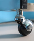 Two Inch Ball Caster Wheels With 360 Degree Swivel Rotation Heavy Duty Plastic Build designed for smooth movement on surfaces.
