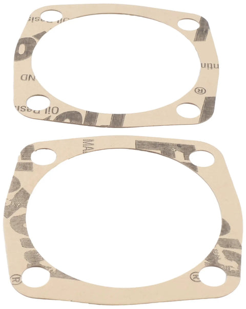 Two Pack PTO Gasket Set C5NN747A 81801907 9N4129 For Ford Tractors 9N 2N 8N Jubilee NAA 600 800 2000 4000 And Ford Industrial Tractor Models 333 334 335 Series Built Tough For Leak Proof PTO, two beige paper gaskets