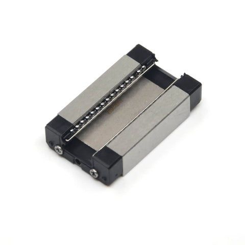 Beefy 400mm Stainless Steel MGN12 Linear Rail Guide With MGN12H Carriage Block for 3D Printers and CNC Machines close-up view
