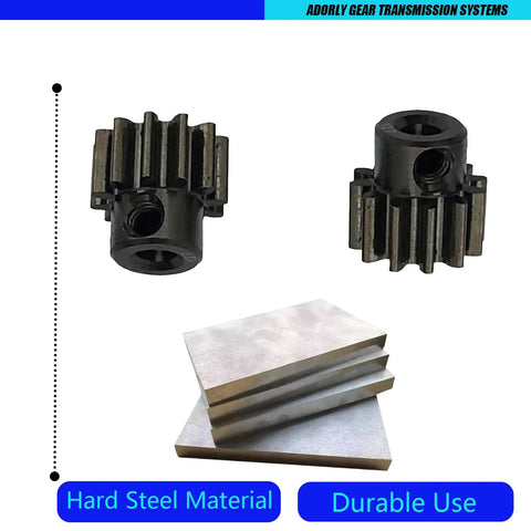 11T 32P Steel Pinion Gear For Traxxas TRX4 TRX6 RC Crawlers And Slash 4X4 Rustler 4X4 VXL Upgrade Part with steel plates