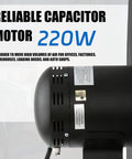 Beefy 30 Inch Pedestal Floor Fan With Industrial Grade Performance, reliable capacitor motor, 220W power for industrial use.
