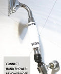 Solid Brass Shower Head Swivel Ball Adapter With Hand Shower Connector And Arm Extension In Oil Rubbed Bronze, Smooth 360 Degree Rotation, Leak Free, Durable Brass Construction, No Fuss Install For Any Standard Shower.