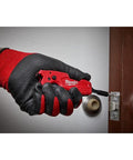Fastback Compact Folding Knife Set Two Pack Red And Black Six In One Folding Utility Knives used on door latch